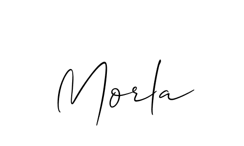 Also You can easily find your signature by using the search form. We will create Morla name handwritten signature images for you free of cost using Allison_Script sign style. Morla signature style 2 images and pictures png
