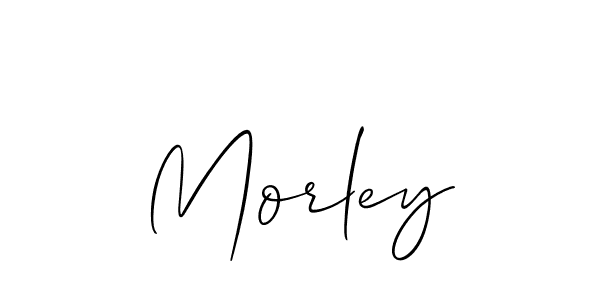 Allison_Script is a professional signature style that is perfect for those who want to add a touch of class to their signature. It is also a great choice for those who want to make their signature more unique. Get Morley name to fancy signature for free. Morley signature style 2 images and pictures png
