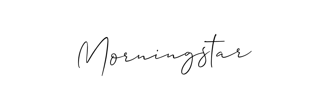 Best and Professional Signature Style for Morningstar. Allison_Script Best Signature Style Collection. Morningstar signature style 2 images and pictures png
