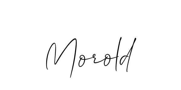 Also we have Morold name is the best signature style. Create professional handwritten signature collection using Allison_Script autograph style. Morold signature style 2 images and pictures png