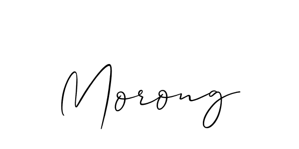 Allison_Script is a professional signature style that is perfect for those who want to add a touch of class to their signature. It is also a great choice for those who want to make their signature more unique. Get Morong name to fancy signature for free. Morong signature style 2 images and pictures png