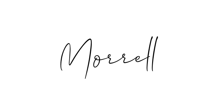 Make a beautiful signature design for name Morrell. Use this online signature maker to create a handwritten signature for free. Morrell signature style 2 images and pictures png