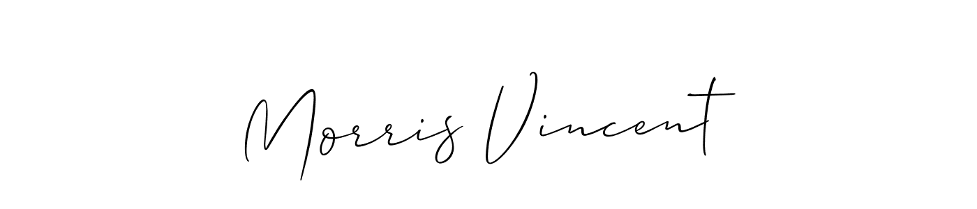 Once you've used our free online signature maker to create your best signature Allison_Script style, it's time to enjoy all of the benefits that Morris Vincent name signing documents. Morris Vincent signature style 2 images and pictures png