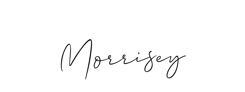 Create a beautiful signature design for name Morrisey. With this signature (Allison_Script) fonts, you can make a handwritten signature for free. Morrisey signature style 2 images and pictures png