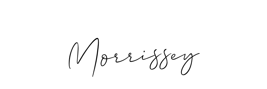 Create a beautiful signature design for name Morrissey. With this signature (Allison_Script) fonts, you can make a handwritten signature for free. Morrissey signature style 2 images and pictures png