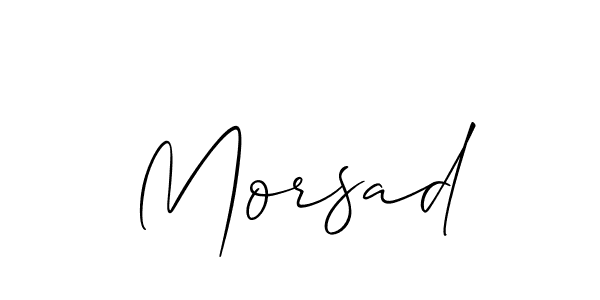 if you are searching for the best signature style for your name Morsad. so please give up your signature search. here we have designed multiple signature styles  using Allison_Script. Morsad signature style 2 images and pictures png