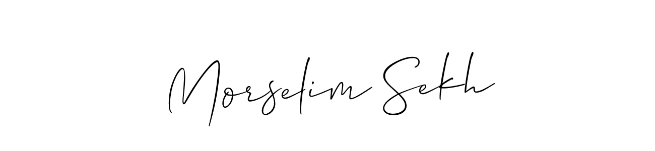 Here are the top 10 professional signature styles for the name Morselim Sekh. These are the best autograph styles you can use for your name. Morselim Sekh signature style 2 images and pictures png