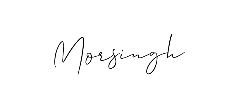 Make a beautiful signature design for name Morsingh. Use this online signature maker to create a handwritten signature for free. Morsingh signature style 2 images and pictures png