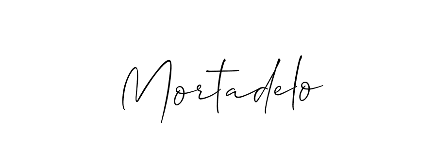 You should practise on your own different ways (Allison_Script) to write your name (Mortadelo) in signature. don't let someone else do it for you. Mortadelo signature style 2 images and pictures png