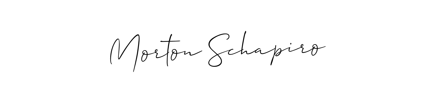 Once you've used our free online signature maker to create your best signature Allison_Script style, it's time to enjoy all of the benefits that Morton Schapiro name signing documents. Morton Schapiro signature style 2 images and pictures png