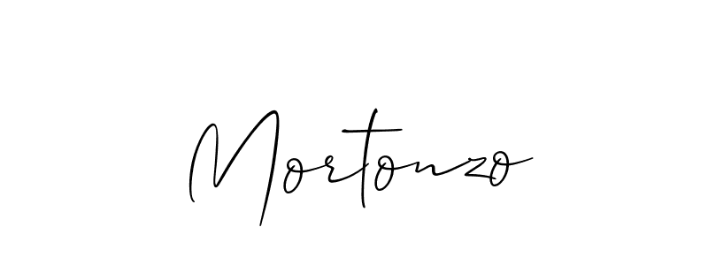 It looks lik you need a new signature style for name Mortonzo. Design unique handwritten (Allison_Script) signature with our free signature maker in just a few clicks. Mortonzo signature style 2 images and pictures png