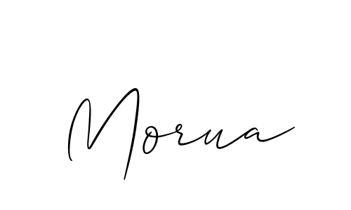 Also we have Morua name is the best signature style. Create professional handwritten signature collection using Allison_Script autograph style. Morua signature style 2 images and pictures png