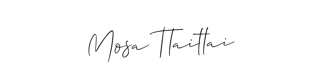 How to make Mosa Tlaitlai signature? Allison_Script is a professional autograph style. Create handwritten signature for Mosa Tlaitlai name. Mosa Tlaitlai signature style 2 images and pictures png