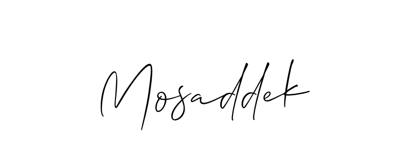 Make a short Mosaddek signature style. Manage your documents anywhere anytime using Allison_Script. Create and add eSignatures, submit forms, share and send files easily. Mosaddek signature style 2 images and pictures png