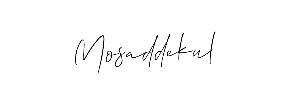 Also we have Mosaddekul name is the best signature style. Create professional handwritten signature collection using Allison_Script autograph style. Mosaddekul signature style 2 images and pictures png
