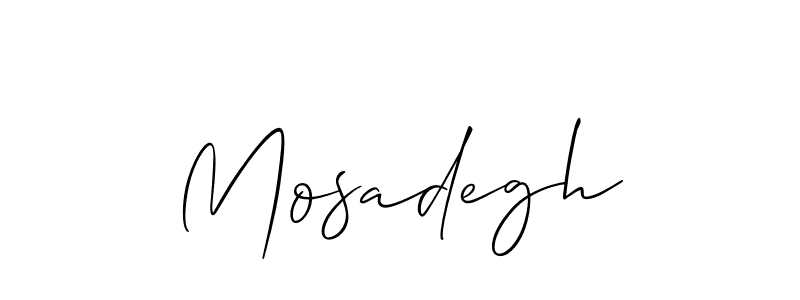 This is the best signature style for the Mosadegh name. Also you like these signature font (Allison_Script). Mix name signature. Mosadegh signature style 2 images and pictures png