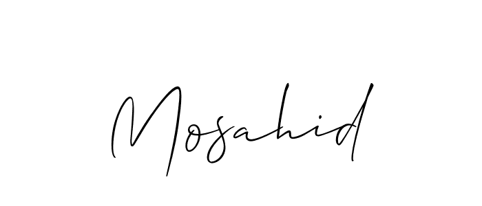 Make a beautiful signature design for name Mosahid. Use this online signature maker to create a handwritten signature for free. Mosahid signature style 2 images and pictures png