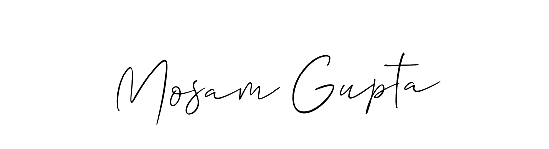 Best and Professional Signature Style for Mosam Gupta. Allison_Script Best Signature Style Collection. Mosam Gupta signature style 2 images and pictures png