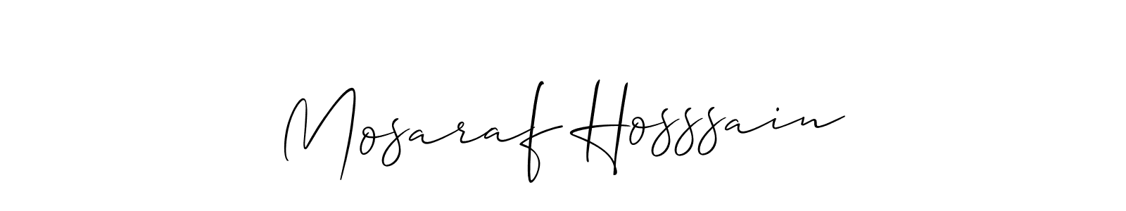 Best and Professional Signature Style for Mosaraf Hosssain. Allison_Script Best Signature Style Collection. Mosaraf Hosssain signature style 2 images and pictures png