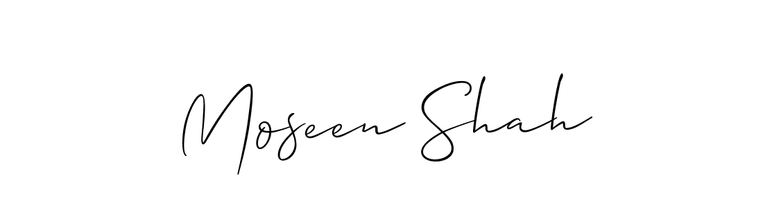 How to Draw Moseen Shah signature style? Allison_Script is a latest design signature styles for name Moseen Shah. Moseen Shah signature style 2 images and pictures png