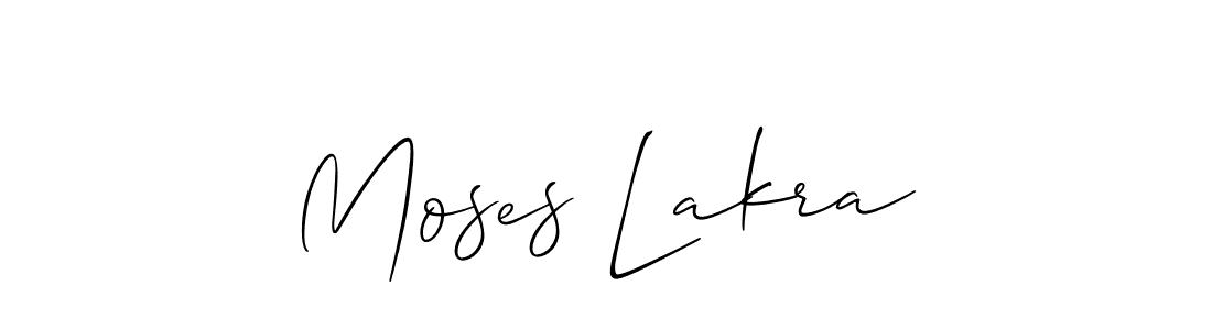 Make a beautiful signature design for name Moses Lakra. Use this online signature maker to create a handwritten signature for free. Moses Lakra signature style 2 images and pictures png