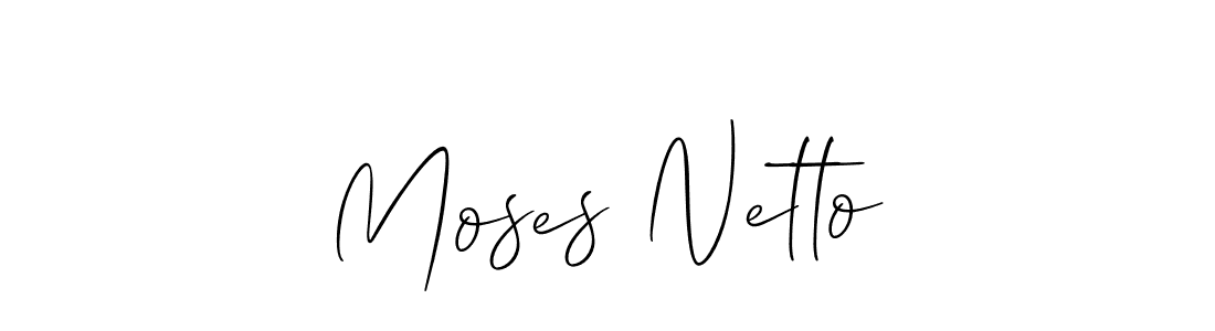 This is the best signature style for the Moses Netto name. Also you like these signature font (Allison_Script). Mix name signature. Moses Netto signature style 2 images and pictures png