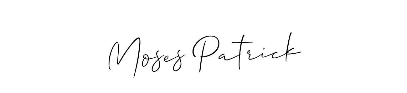 Best and Professional Signature Style for Moses Patrick. Allison_Script Best Signature Style Collection. Moses Patrick signature style 2 images and pictures png