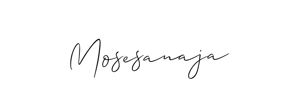 How to Draw Mosesanaja signature style? Allison_Script is a latest design signature styles for name Mosesanaja. Mosesanaja signature style 2 images and pictures png