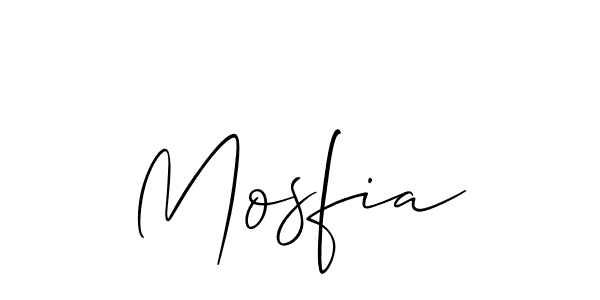 Make a beautiful signature design for name Mosfia. Use this online signature maker to create a handwritten signature for free. Mosfia signature style 2 images and pictures png