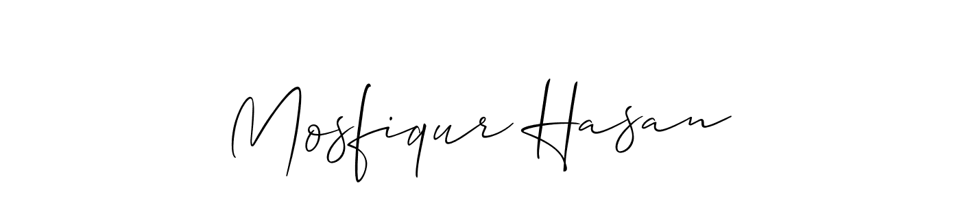 Make a short Mosfiqur Hasan signature style. Manage your documents anywhere anytime using Allison_Script. Create and add eSignatures, submit forms, share and send files easily. Mosfiqur Hasan signature style 2 images and pictures png