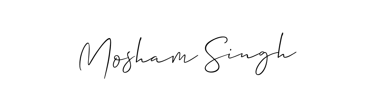 Best and Professional Signature Style for Mosham Singh. Allison_Script Best Signature Style Collection. Mosham Singh signature style 2 images and pictures png