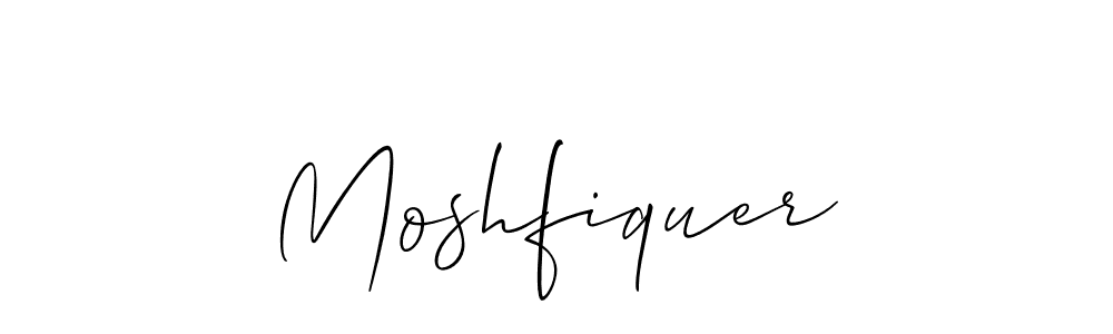 How to Draw Moshfiquer signature style? Allison_Script is a latest design signature styles for name Moshfiquer. Moshfiquer signature style 2 images and pictures png