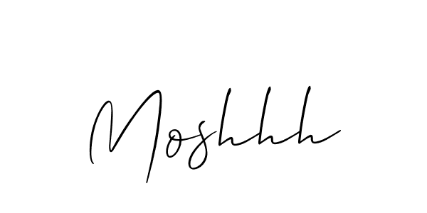You should practise on your own different ways (Allison_Script) to write your name (Moshhh) in signature. don't let someone else do it for you. Moshhh signature style 2 images and pictures png