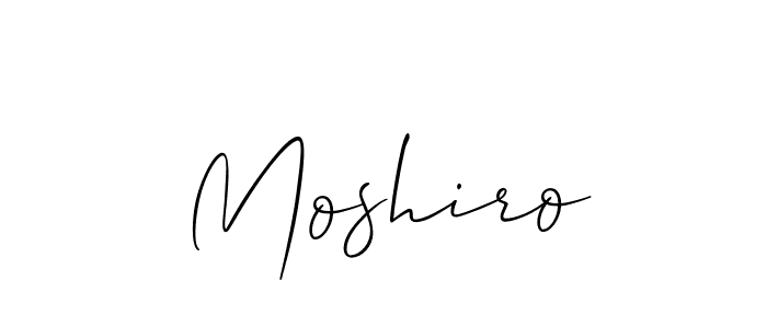 You should practise on your own different ways (Allison_Script) to write your name (Moshiro) in signature. don't let someone else do it for you. Moshiro signature style 2 images and pictures png