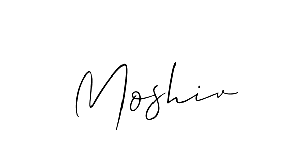 Similarly Allison_Script is the best handwritten signature design. Signature creator online .You can use it as an online autograph creator for name Moshiv. Moshiv signature style 2 images and pictures png