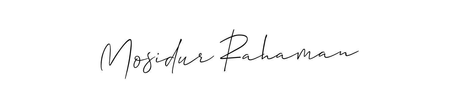 Make a beautiful signature design for name Mosidur Rahaman. Use this online signature maker to create a handwritten signature for free. Mosidur Rahaman signature style 2 images and pictures png