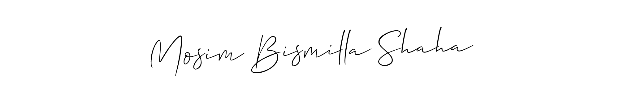 You can use this online signature creator to create a handwritten signature for the name Mosim Bismilla Shaha. This is the best online autograph maker. Mosim Bismilla Shaha signature style 2 images and pictures png