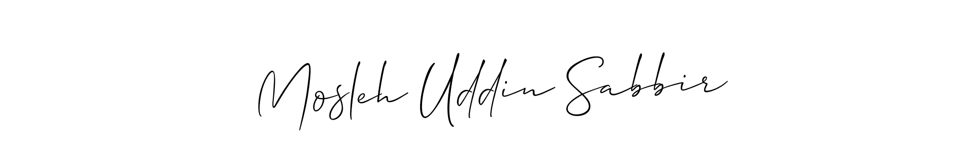 if you are searching for the best signature style for your name Mosleh Uddin Sabbir. so please give up your signature search. here we have designed multiple signature styles  using Allison_Script. Mosleh Uddin Sabbir signature style 2 images and pictures png