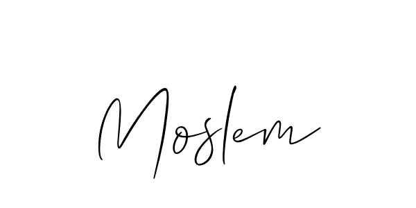 Also we have Moslem name is the best signature style. Create professional handwritten signature collection using Allison_Script autograph style. Moslem signature style 2 images and pictures png