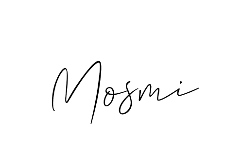 The best way (Allison_Script) to make a short signature is to pick only two or three words in your name. The name Mosmi include a total of six letters. For converting this name. Mosmi signature style 2 images and pictures png