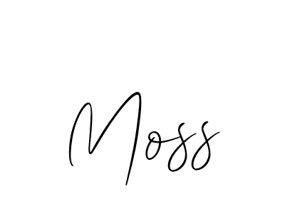 How to make Moss signature? Allison_Script is a professional autograph style. Create handwritten signature for Moss name. Moss signature style 2 images and pictures png
