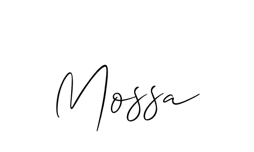 Best and Professional Signature Style for Mossa. Allison_Script Best Signature Style Collection. Mossa signature style 2 images and pictures png