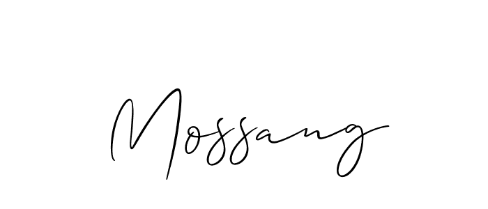 You should practise on your own different ways (Allison_Script) to write your name (Mossang) in signature. don't let someone else do it for you. Mossang signature style 2 images and pictures png
