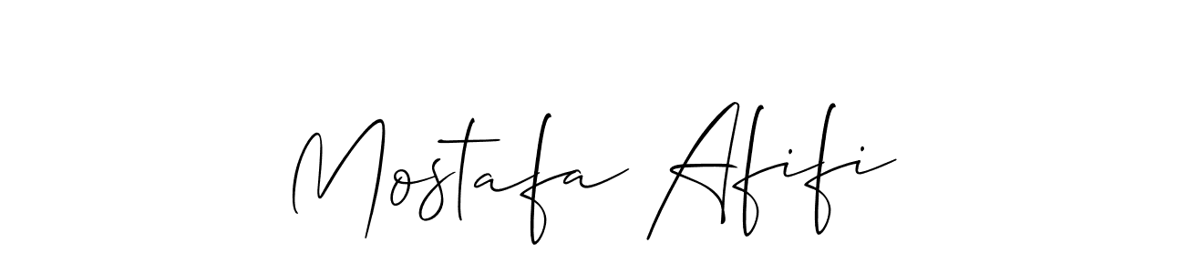 Make a beautiful signature design for name Mostafa Afifi. With this signature (Allison_Script) style, you can create a handwritten signature for free. Mostafa Afifi signature style 2 images and pictures png