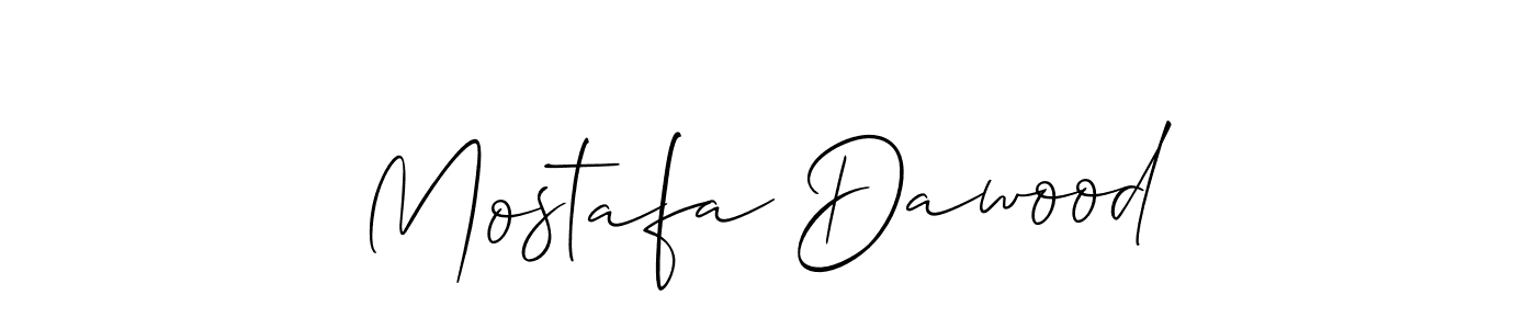 It looks lik you need a new signature style for name Mostafa Dawood. Design unique handwritten (Allison_Script) signature with our free signature maker in just a few clicks. Mostafa Dawood signature style 2 images and pictures png