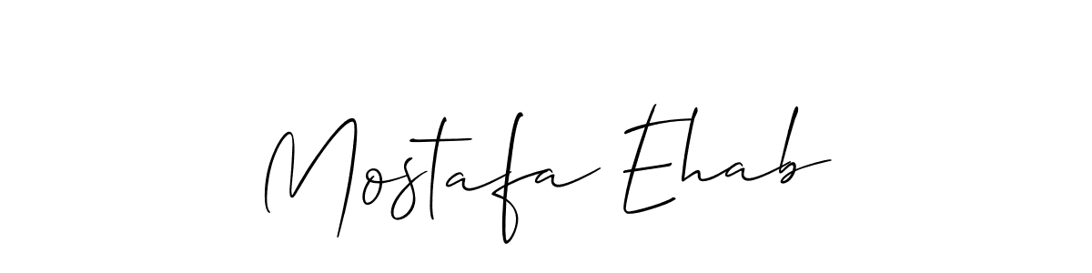 This is the best signature style for the Mostafa Ehab name. Also you like these signature font (Allison_Script). Mix name signature. Mostafa Ehab signature style 2 images and pictures png