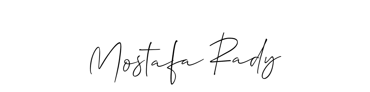 See photos of Mostafa Rady official signature by Spectra . Check more albums & portfolios. Read reviews & check more about Allison_Script font. Mostafa Rady signature style 2 images and pictures png