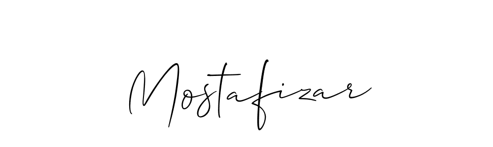 Design your own signature with our free online signature maker. With this signature software, you can create a handwritten (Allison_Script) signature for name Mostafizar. Mostafizar signature style 2 images and pictures png