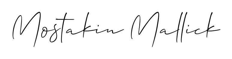 Quickly download Mostakin Mallick name signature in high-resolution PNG using Allison_Script style. Ready to insert into PDFs and online applications. Mostakin Mallick signature style 2 images and pictures png