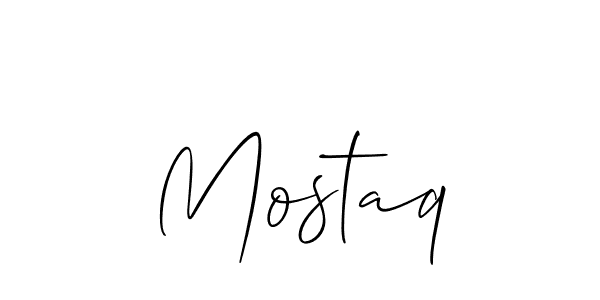 How to make Mostaq name signature. Use Allison_Script style for creating short signs online. This is the latest handwritten sign. Mostaq signature style 2 images and pictures png